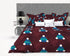 COCO KING 100% COTTON 160 TC KINGSIZE BEDSHEET WITH 2 PILLOW COVERS-8A